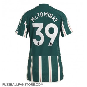 Manchester United Scott McTominay #39 Replik Auswärtstrikot Damen 2023-24 Kurzarm